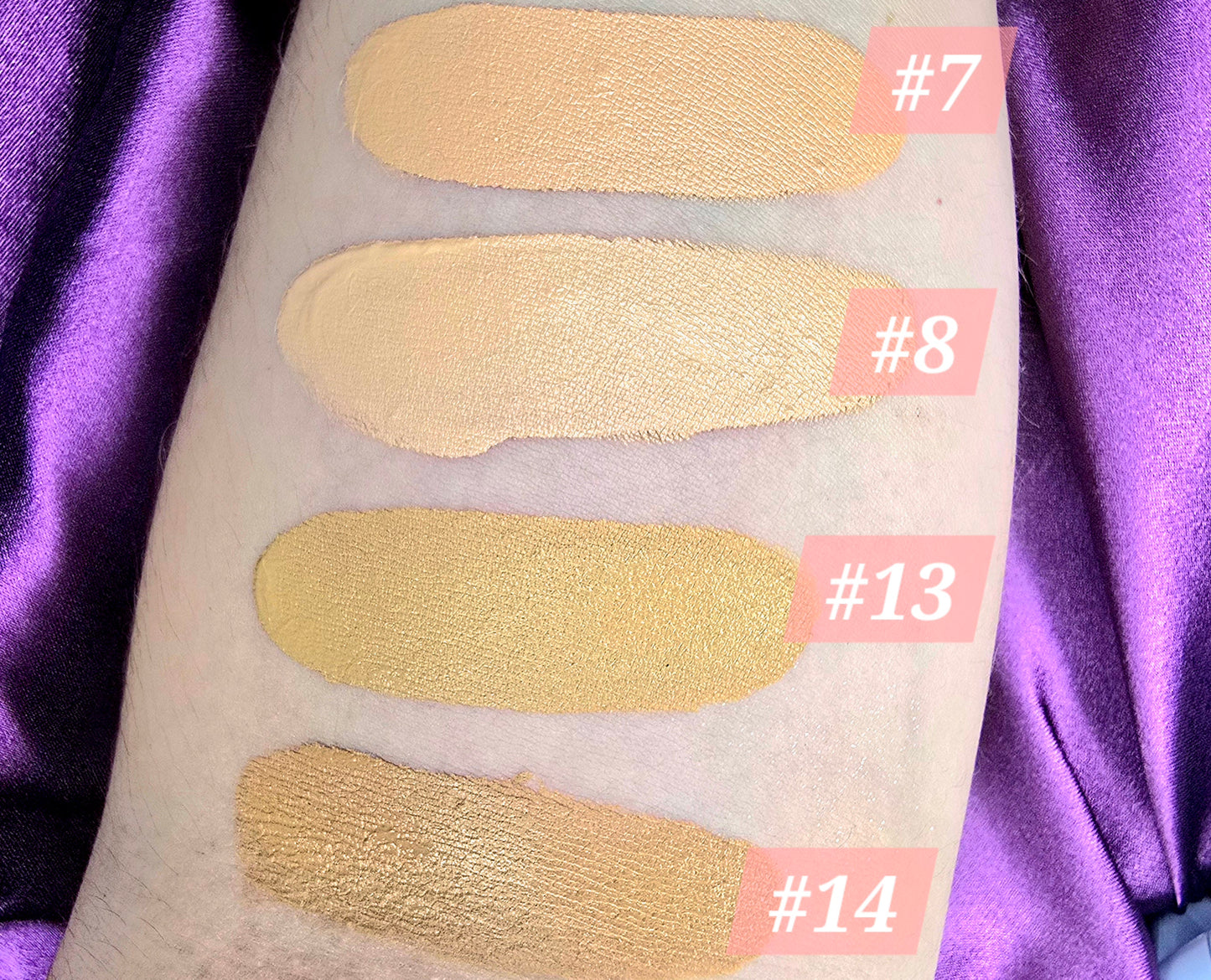 Matte liquid foundation