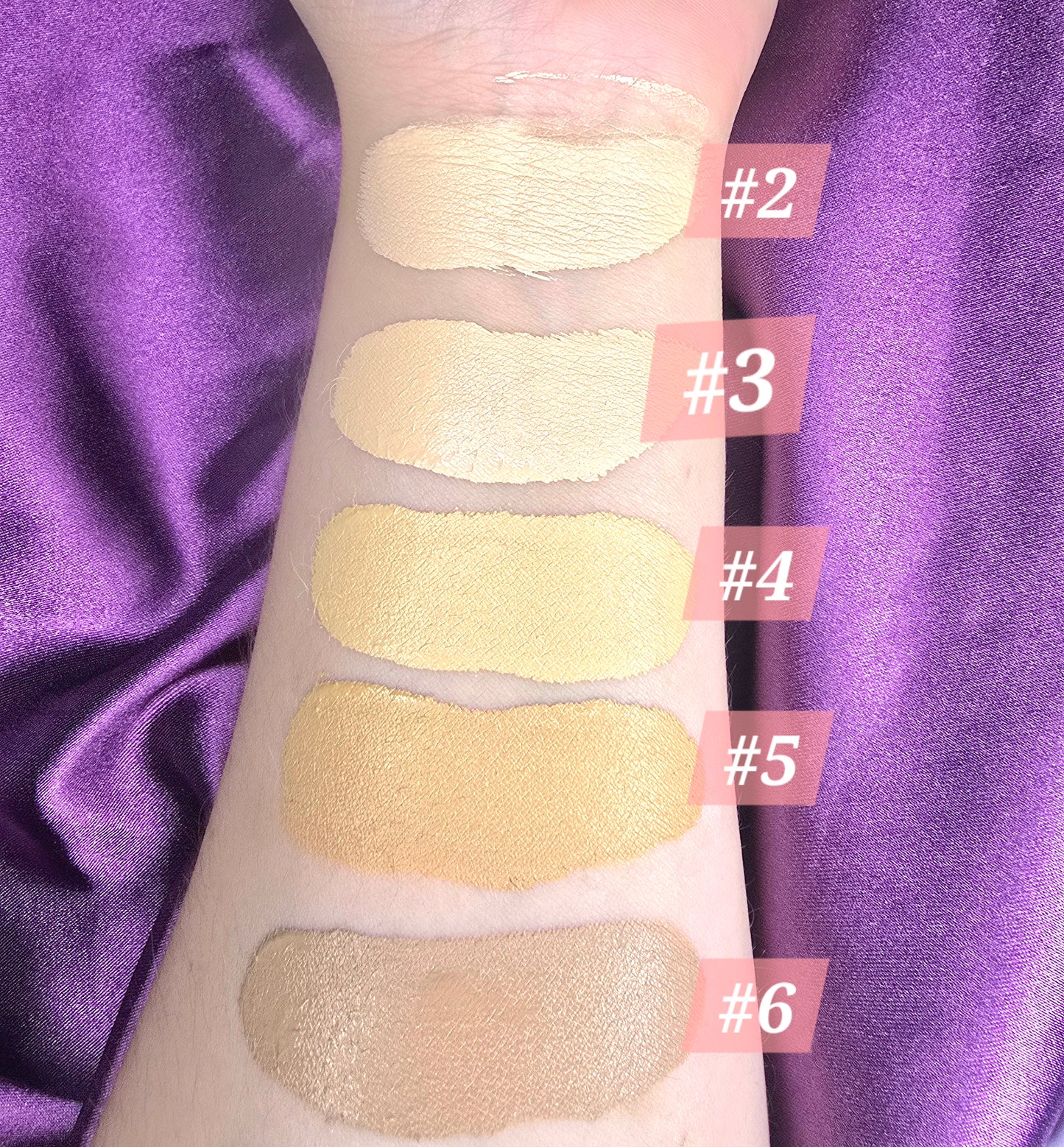 Matte liquid foundation
