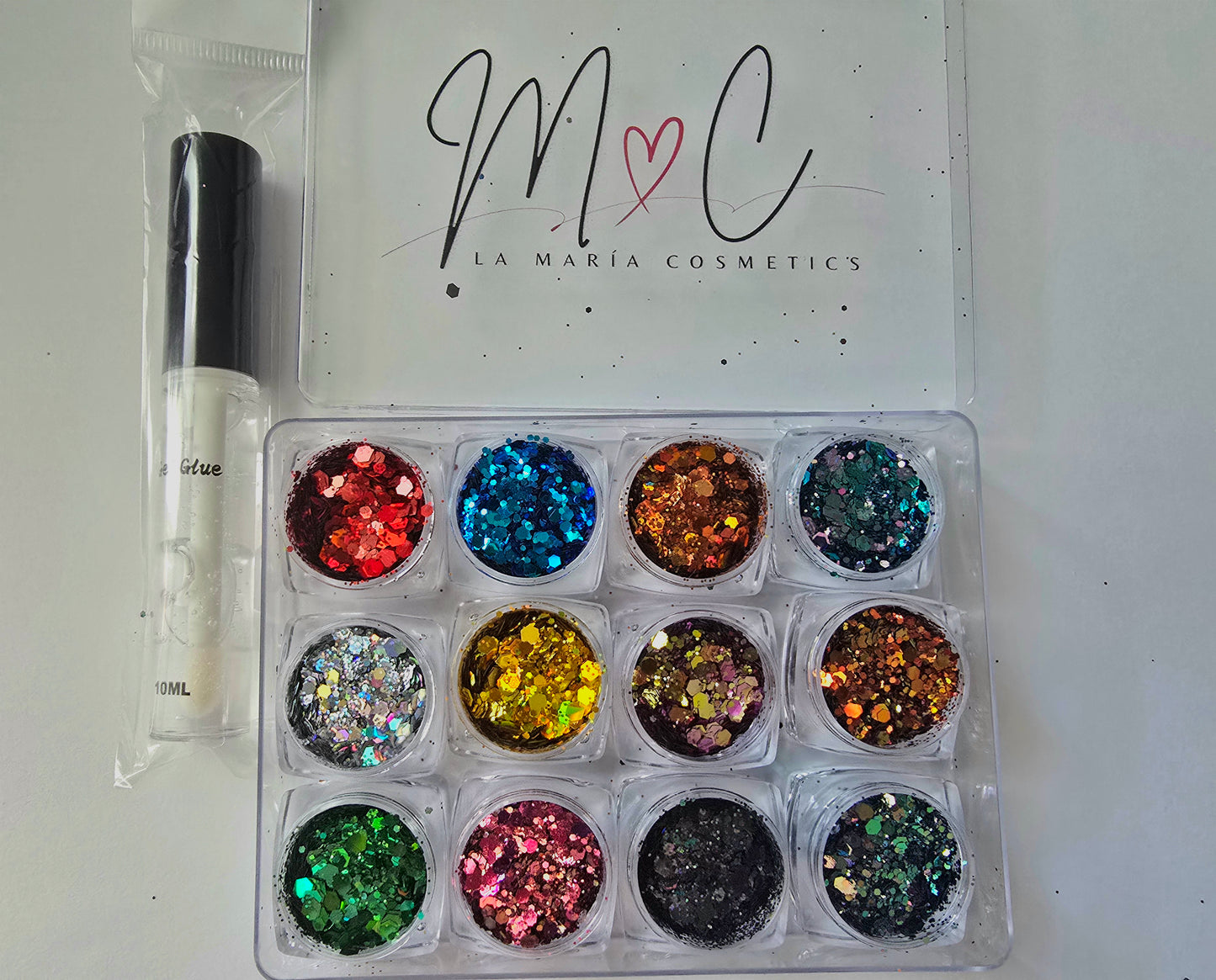 12 Set Chunky Glitter